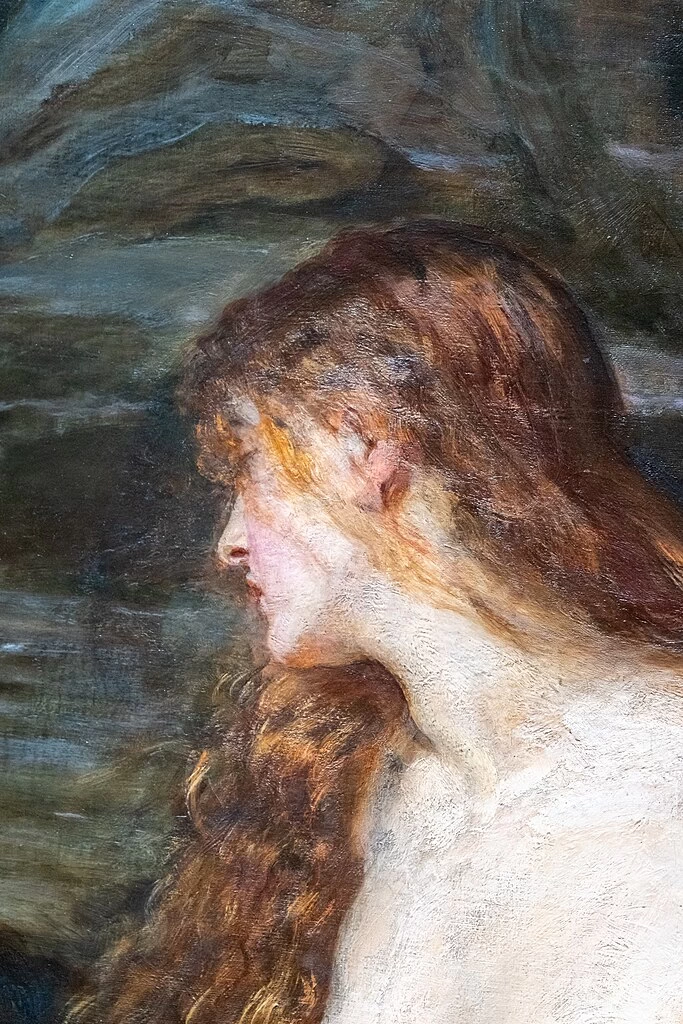 Il cavaliere errante - Tate Britain, Londra, dettaglio